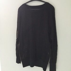 rag&bone Sheer Stripe Long Sleeve Tee